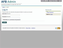 Tablet Screenshot of afbadmin.com